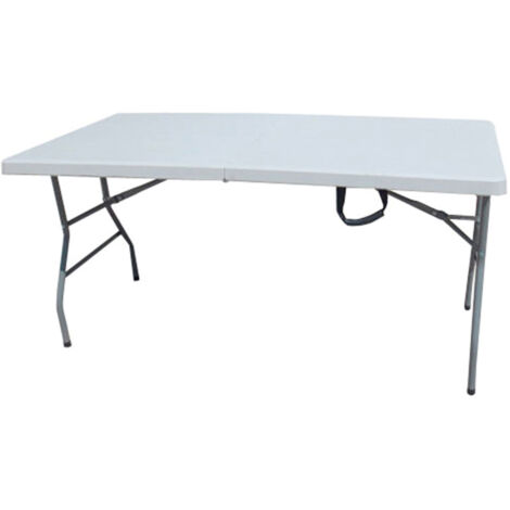 C TAVOLO IN ACCIAIO E HDPE PIEGHEVOLE 152X76XH74CM