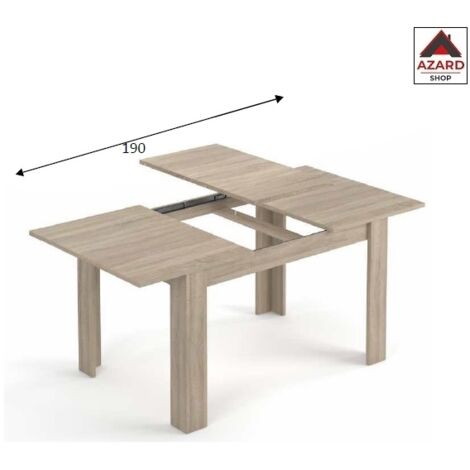 Tavolo Estensibile Pranzo Allungabile Rovere Cucina Moderno Rettangolare Salotto (1/4)
