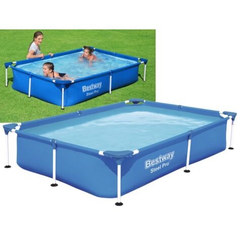 PISCINA RETTANGOLARE ART.56401 CM 221x150xH43 PISCINE BAMBINI