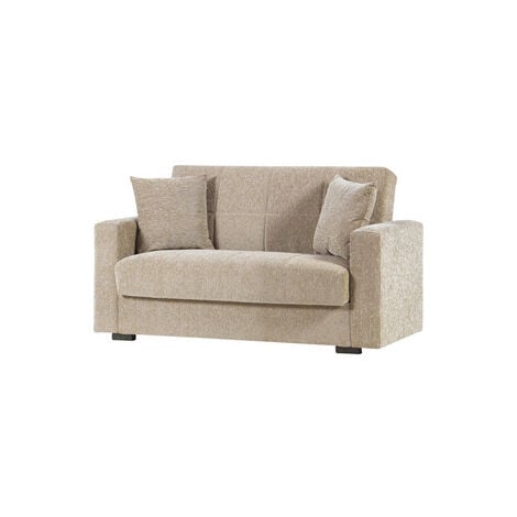 DIVANO DIVANOLETTO PRONTOLETTO NORA YOUNG CM. 152x80x87h COLORE BEIGE