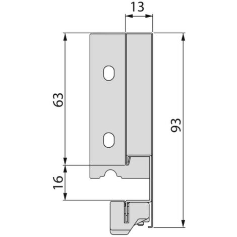 Emuca KIT CASSETTO PER CUCINA CONCEPT ALTEZZA 105 MM PROFONDITA