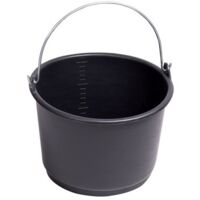Secchio Secchi Per Agricoltura 16Lt In Plastica Nera 33Cm Altezza 23Cm 1Pz
