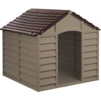 Cuccia in Resina per Cani Taglia Grande da Giardino Pavimento Interno Plastica