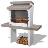 BARBECUE IN MURATURA SONDRIO CM. 140x59xH147,5 KG. 317 CARBONELLA E LEGNA