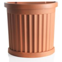 Prodotto: 169537 - BAMA VASO FIORIERA ANGOLARE DA PARETE GERLA NATURA IN  RESINA PLASTICA COLORE TERRACOTTA CM.29X15X20H - Hobby ( - Vasi e  Sottovasi); 36260