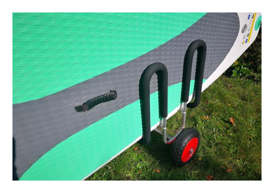 SUP Board Aluminium Single Transport Wagen Surfboard Strand