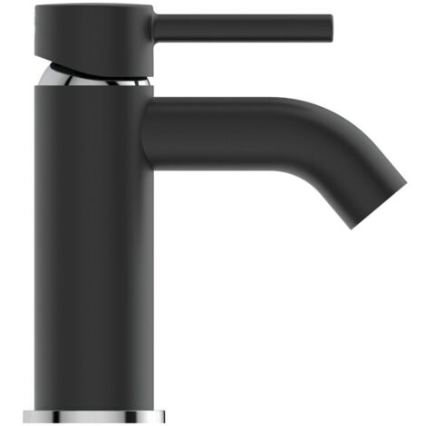 Ideal Standard Mezclador monomando de lavabo KOLVA, negro mate (BD026U4)