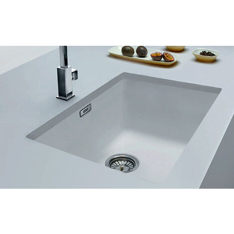 Franke Sirius - SID 110-50 Tectonite® Fregadero bajo encimera Blanco Artic