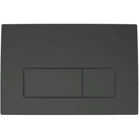 Geberit Delta 50 Placa de descarga doble pulsador, negro mate (115.119.14.1)