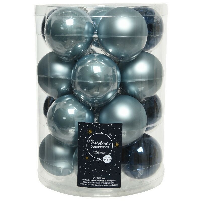 Lot De Boules De Noël Anciennes En Verre – Diverses (occasion)
