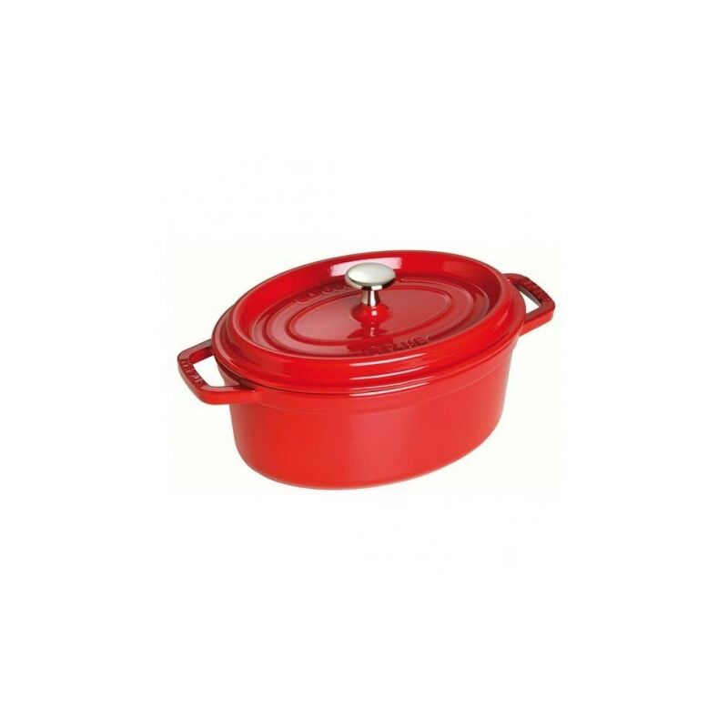 Cocotte ovale en fonte émaillée Le Creuset 31cm meringue Cocotte ovale en fonte émaillée Le Creuset 31cm meringue