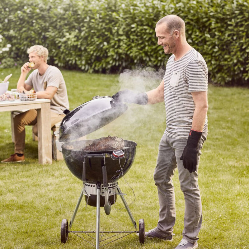 Barbecue A Carbone Weber Master-Touch GBS Premium E-5775 - Griglia Da 57 Cm, Colore Nero, Modello 17401004 - Foto 5