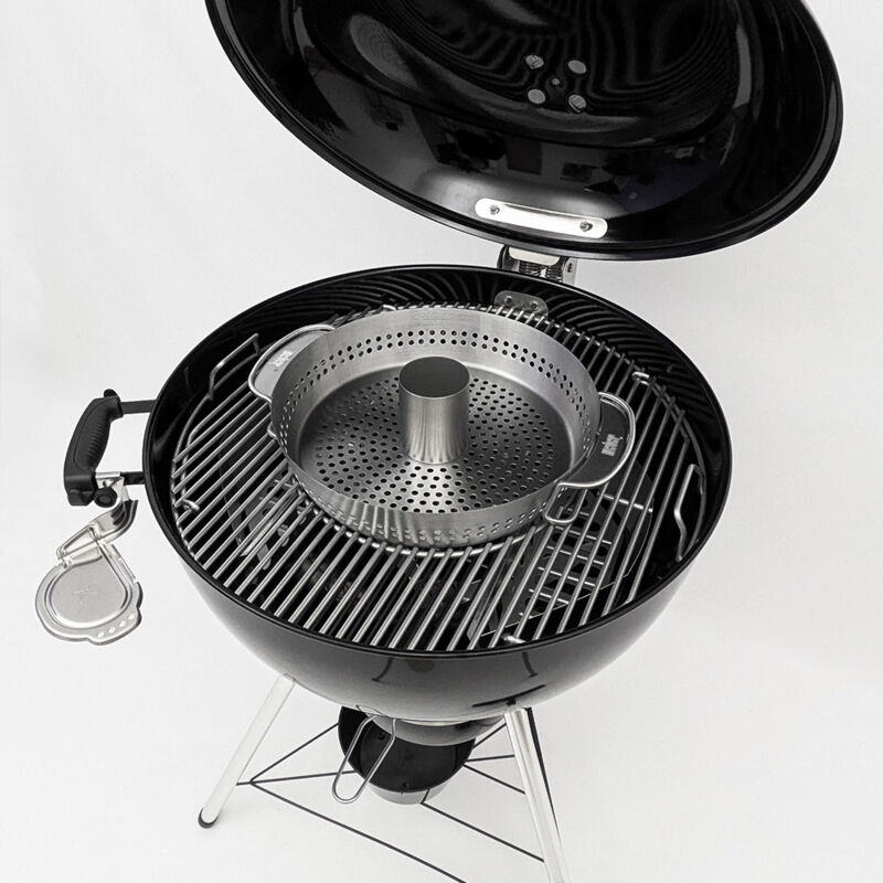 Barbecue A Carbone Weber Master-Touch GBS Premium E-5775 - Griglia Da 57 Cm, Colore Nero, Modello 17401004 - Foto 6