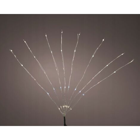 Guirlande lumineuse LED décorative de Noël en forme de fleur 80 cm (1/2)