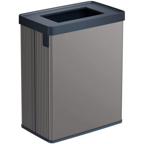 Poubelle de recyclage Keter VERTO gris perle (1/5)
