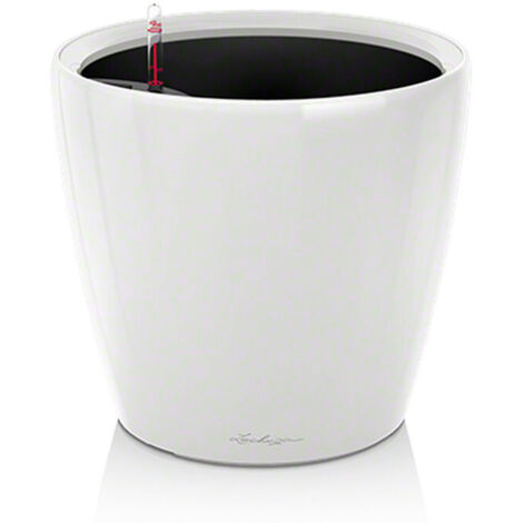 Pot Lechuza Classico LS 21 - Diam. 22 x Ht. 20 cm - Différents coloris Noir très brillant