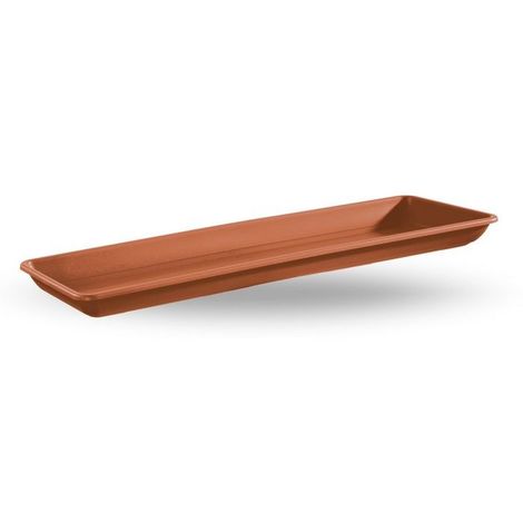 Sous-coffre Naxos 80 cm – Pot à réserve d'eau en terre cuite – Résistant aux UV – Facile à nettoyer – Dimensions 80x78x18 cm