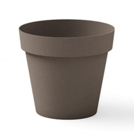 Vase Cléo rond  Taupe - 40 cm