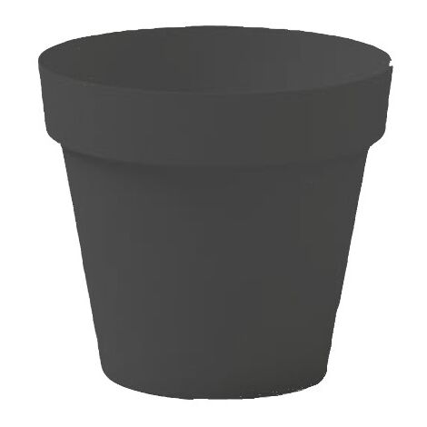 Vase Cléo rond  Anthracite - 50 cm