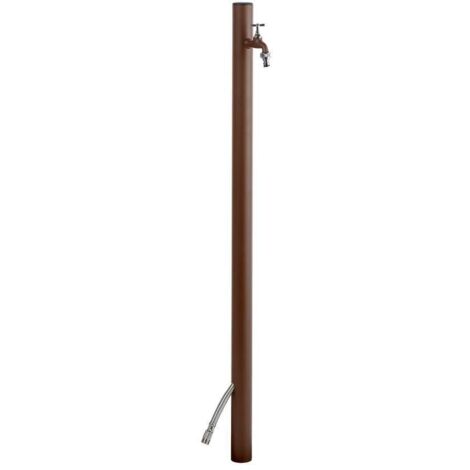 Colortap Colonne d'eau LOOP Rouille - 120 cm - Aluminium - Robinet traditionnel (1/5)