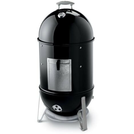 Weber – Fumoir Smokey Mountain Cooker 57 cm 731004 – Charbon de bois – Thermomètre intégré – 2 grilles de cuisson – Dimensions 59x61x124 cm