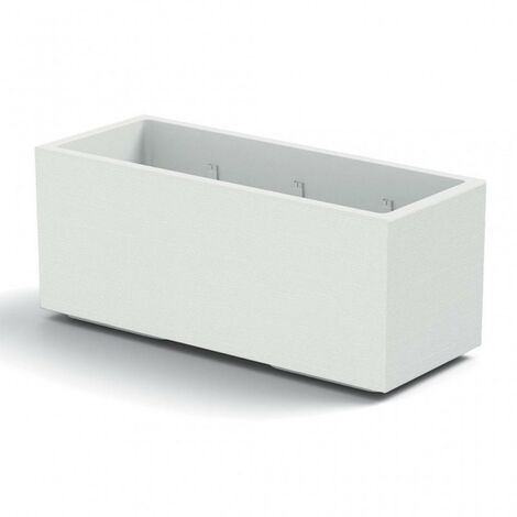 Jardinière Matheria 100 cm – Résistante aux UV – Pour intérieur et extérieur – Nettoyage facile – Écologique et recyclable – Veca