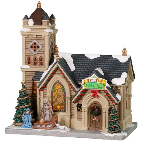 Mistletoe Chapel avec alimentation électrique Réf. 25917