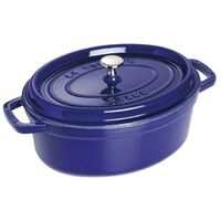 Cocotte Ovale 33 cm Bleu en Fonte