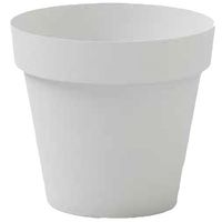 Vase Cléo rond Blanc - 20 cm