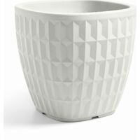 Vaso Quadrato Tyle 40 cm - Terra Dolomia