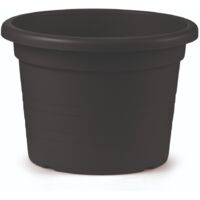 VASE CYLINDRE D.30CM ANTHRACITE