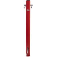 Colortap Colonne d'eau TOTEM Rouge - 120 cm - Aluminium - Double robine