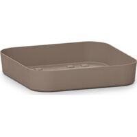 Sottovaso Quadrato Cleo Taupe - 32 cm