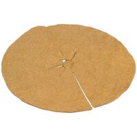Anti Mauvaises Herbes Tapis Coco Pour Plantes - 4 Disques 45cm Protection Hiver Contre Gel Et Humidité Biodégradable Jardin