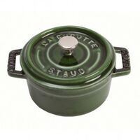 Cocotte 22 cm Basilic Vert en Fonte