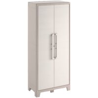 Keter – Armoire de jardin étanche 182cm – Système de division innovant – Pieds réglables – Capacité 30kg par étagère – Certifiée IPX3
