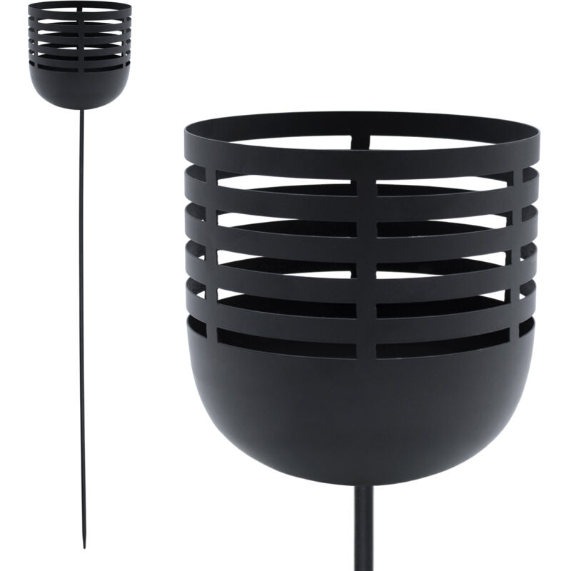 Metall Windlicht Gartenstecker Schwarz H 100 Cm Gartendeko metall-windlicht-gartenstecker-schwarz-h-100-cm-gartendeko