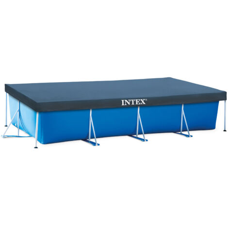 Poolfolie rechteckig 4,50x2,2m schlauchförmig nachtblau - Intex