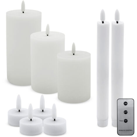 Led Stumpenkerzen Mit Timer