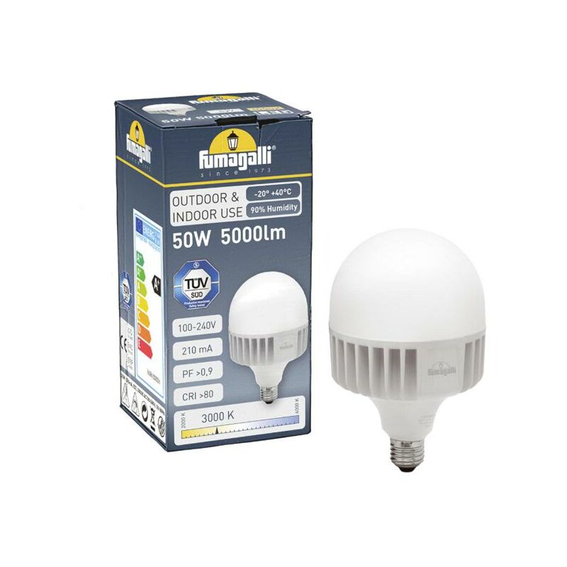 Gea Luce Lampadina LED 12w globo E27 2700k vetro specchiato oro 1521 lumen