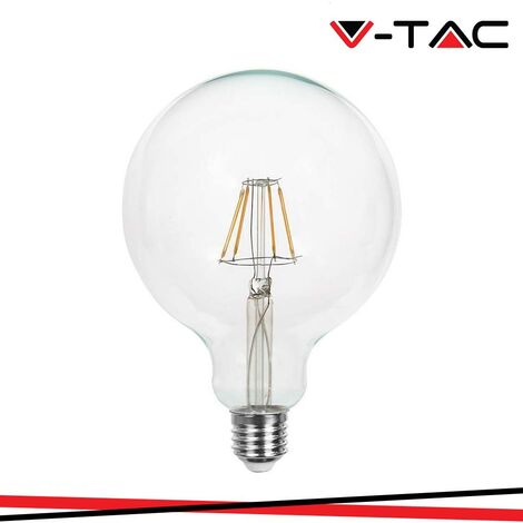 OSRAM LED BASE Classic A60, lampade LED a filamento chiaro in vetro per  base E27, forma di lampadina, bianco freddo (4000K), 806 lumen, sostituisce  le lampadine tradizionali 60W, scatola da 5 