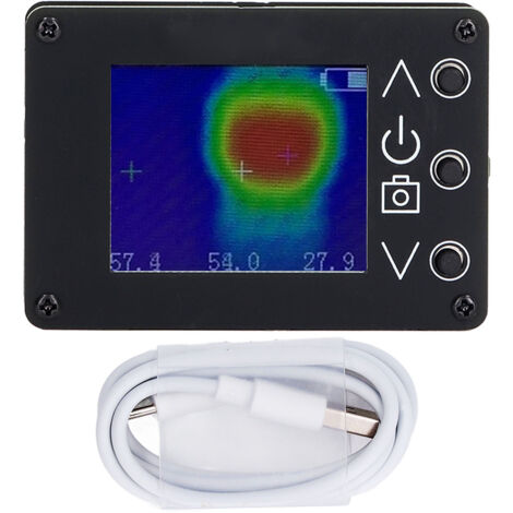 Imageur thermique 1,8 pouces écran TFT 32x24 pixels résolution 160x128 Mini caméra d'imagerie infrarouge