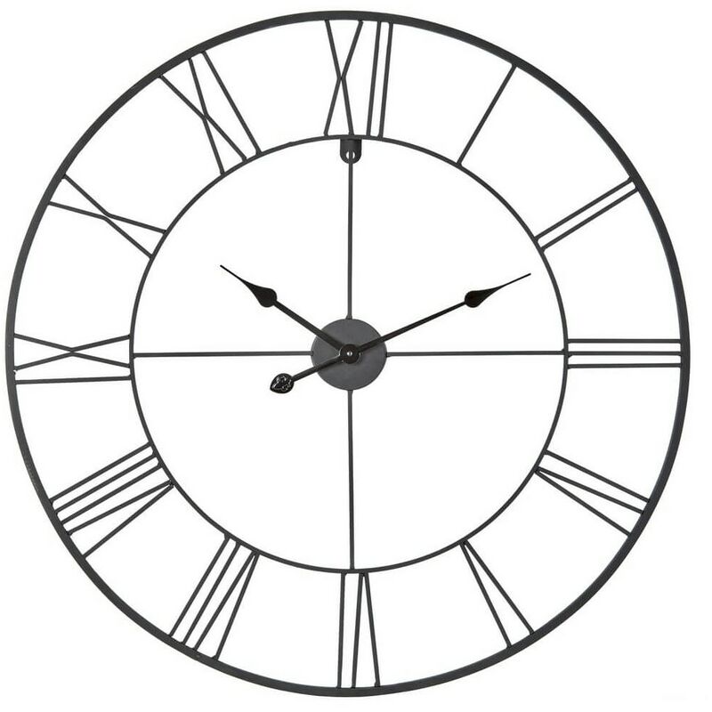 Emotion - horloge forge 80 cm - noir