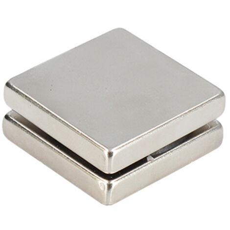 Imán de neodimio ferrestock neodymium magnet 42x42x8 mm 2 uds