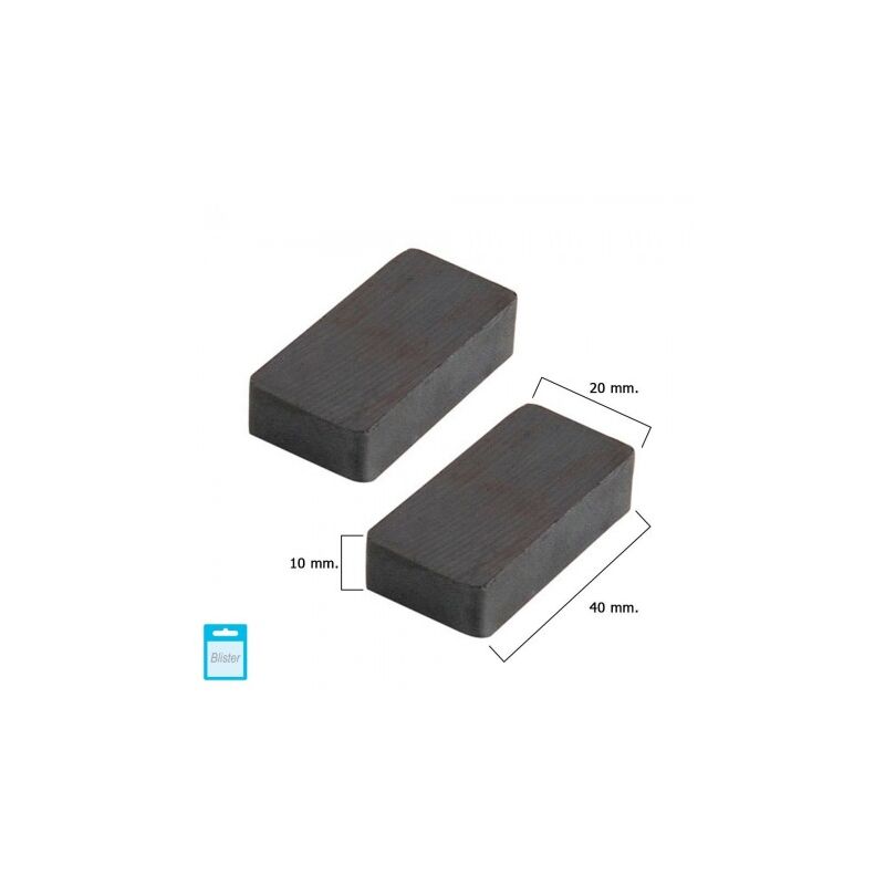 

Iman wolfpack ferrita rectangular 40x20x10 mm. (blister 2 piezas)