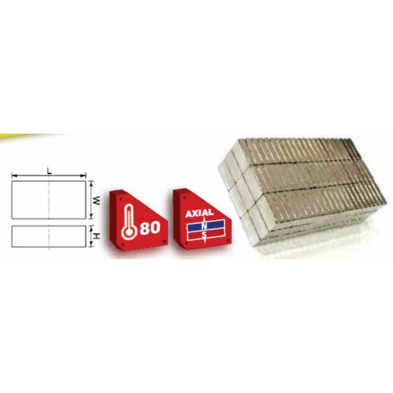 

Iman Neodimio Bloque 20X10X5 Mm Blister 6 Unidades