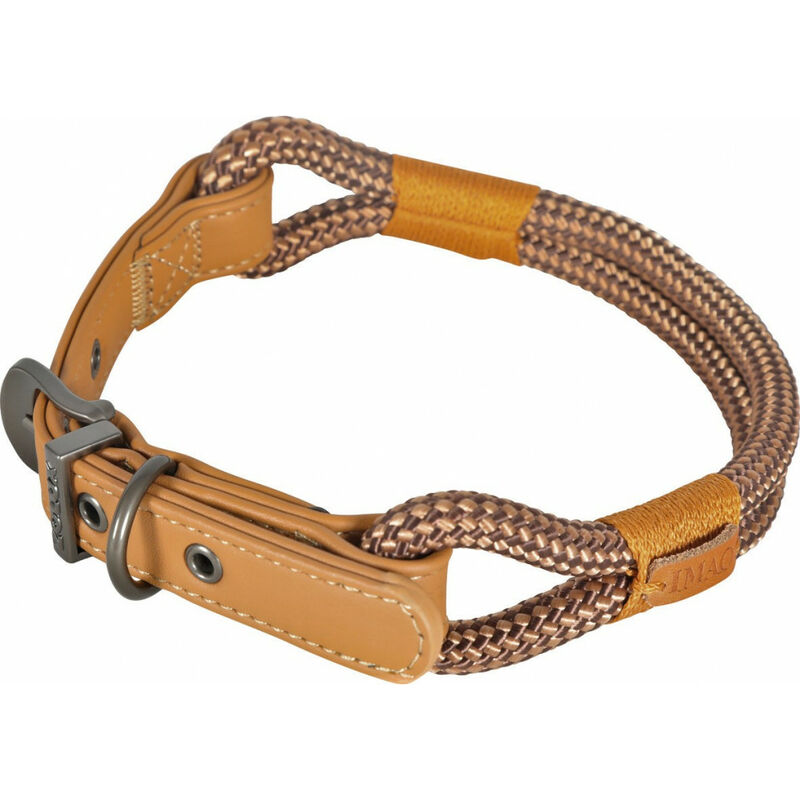 

IMAO Hyde park collar. 6 mm x 40 cm. chocolate. para perro.