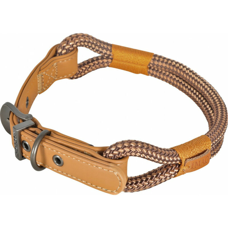 

IMAO Hyde park collar. 9 mm x 50 cm. chocolate. para perro.