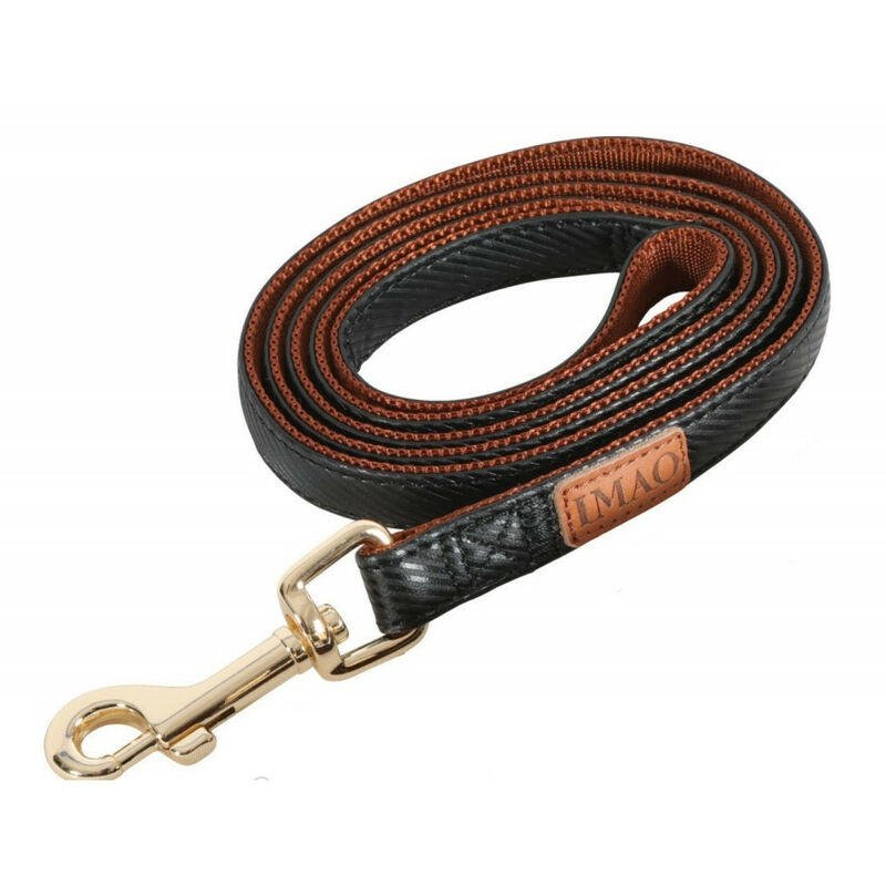 

IMAO MAYFAIR lead. 20 mm. x 1,2 metros. color Negro. para perro.