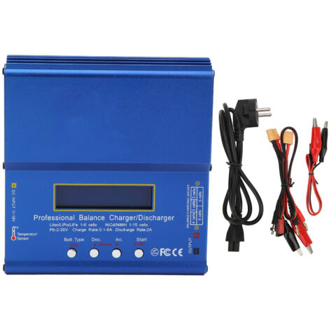 IMAX B6AC 80W Smart-Ladegerät für LiPo-, Li-Ion-, LiFe-, NiMH- und NiCd-Akkus mit Balancerfunktion